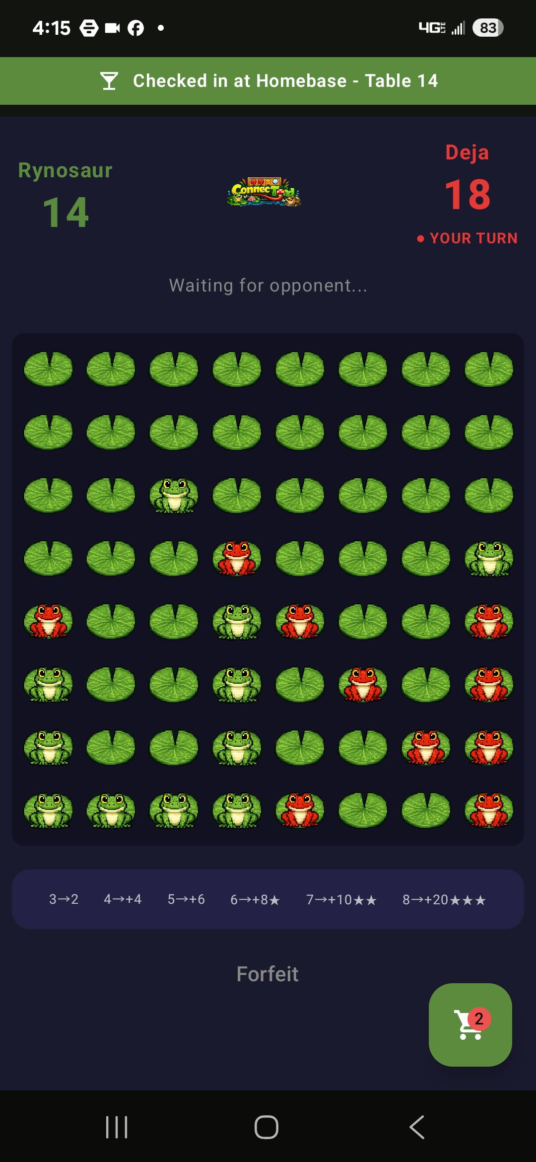 Connect Toad game — Toadee